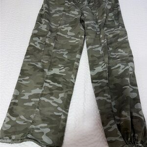 Vanilla Star Green Camouflage Joggers